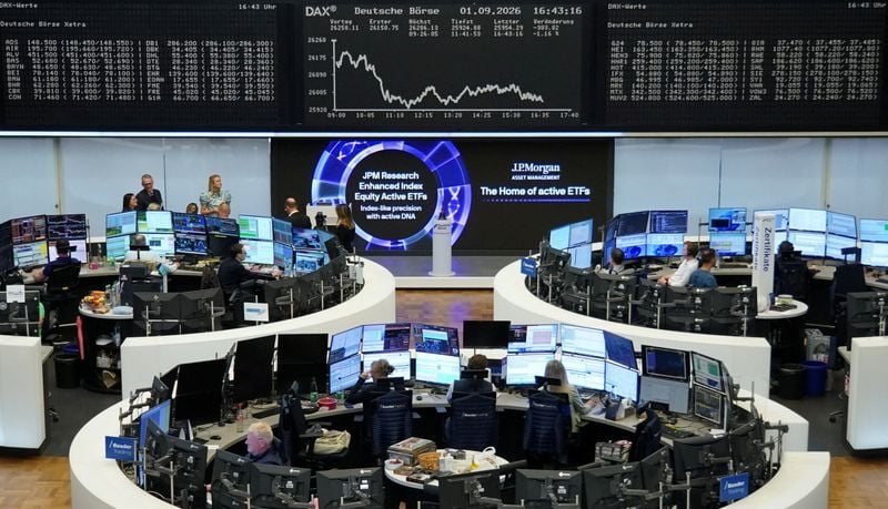 Європейські акції впали до місячного мінімуму через зростання прибутковості облігацій